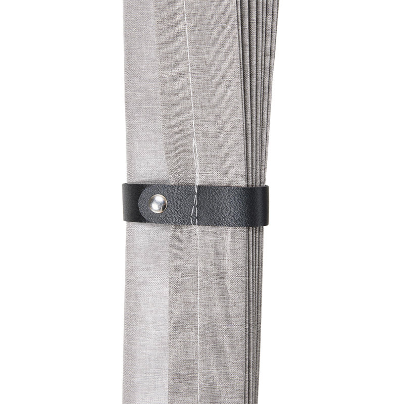 Curtain Single Panel, Grey, 180cm Width x 200cm Drop