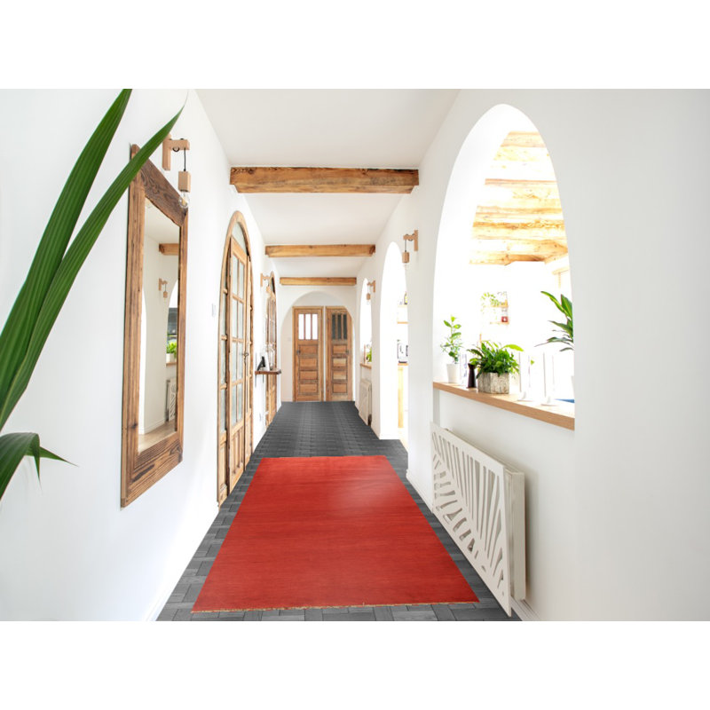 Handmade Gabbeh Modern Runner Rug 3x10