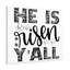 He Is Risen 1 Piece Wrapped Canvas Wall Art-1797481042