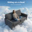 Sofa Two Seater Modern Comfy Sofa Couch Loveseat Small Sofas for Living Room Office Apartment -124298986