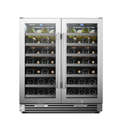 30" 52 Bottle Dual Zone Freestanding/Built-In Wine Refrigerator