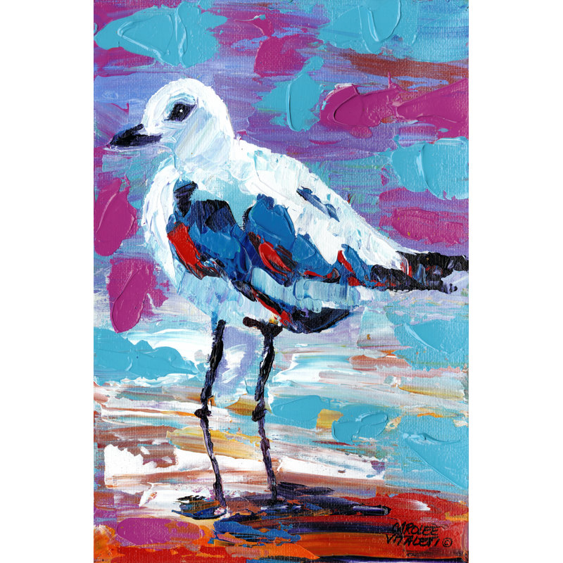 Seaside Birds II - Wrapped Canvas Painting, 122cm H x 81cm W x 3.8cm D