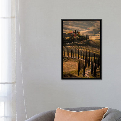 Val d'Orcia, Toscane, reproduction sur toile