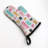 Doodle Burst Abstract Oven Mitt Cotton Twill