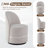 Upholstered Fully Assembled Swivel Dining Chair-535030084