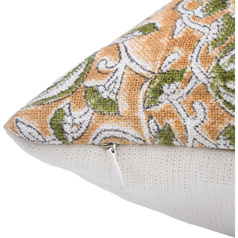Linen Lumbar Indoor/Outdoor Pillow Cover, 20" x 20"