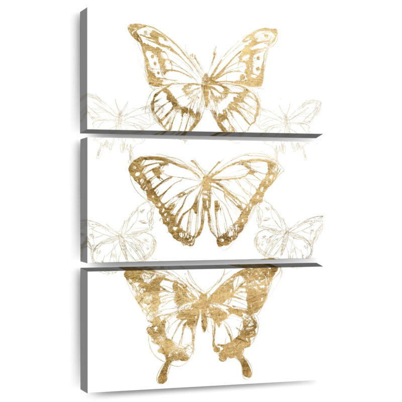 Brampt Gold Butterfly Contours II