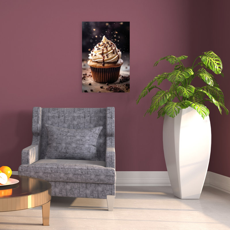 Art mural contemporain Decadent, 24" H x 16" W