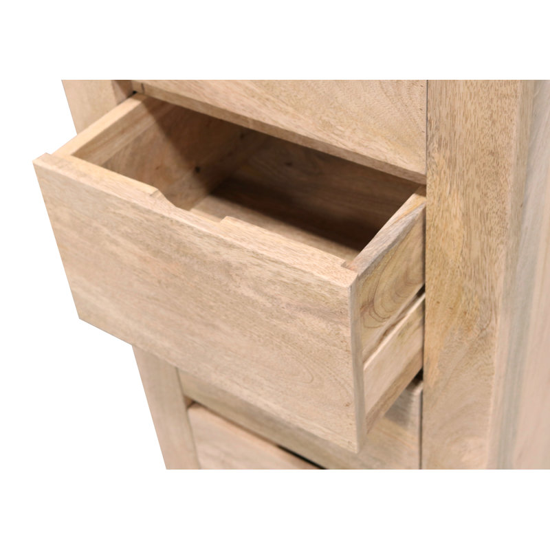 Granada Solid Wood 54cm W 4 - Drawer Chest of Drawers, Mango Natural