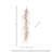 48" Glitter Long Needle Pine Garland