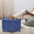 Upholstered Storage Ottoman Bench Button Tufted Round Ottoman Footrest Stool for Living Room Bedroom-107234577