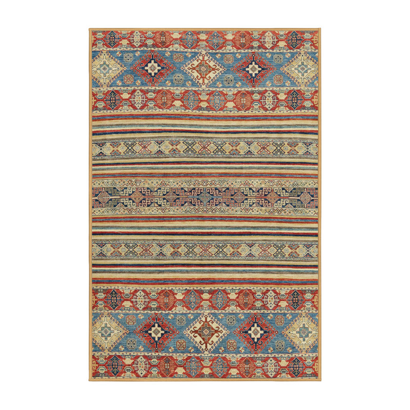 Abstract Indoor Rug, Rectangle 5' x 8'