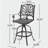 Cast Aluminium SWIVEL BAR STOOL