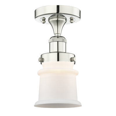 Alvi Glass Semi Flush Mount