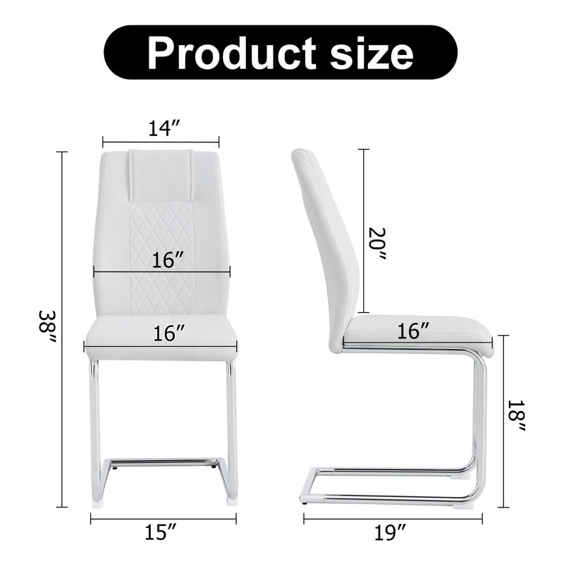 Minday Double Pedestal Dining Set, White/Silver, Silver, 7