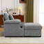 Fauteuil d'appoint avec canapé et repose-pieds-961502376