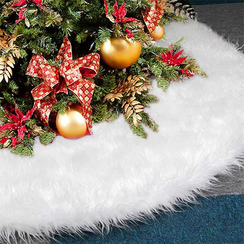 Faux Fur Tree Skirt