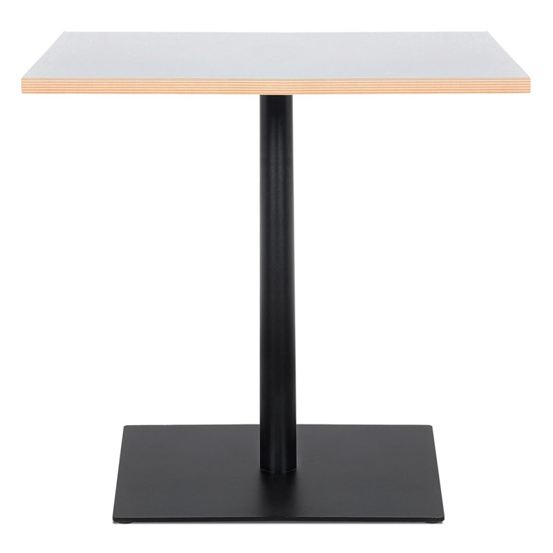 Jayvir Metal Base Dining Table, White