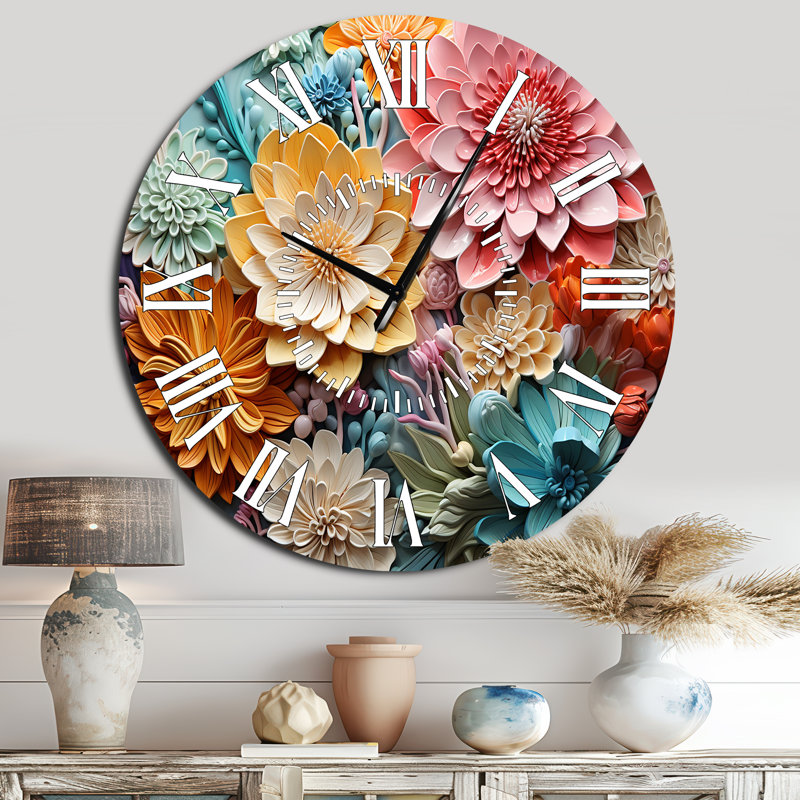 Horloge murale Coral, Surdimensionné