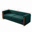 Canapé contemporain en velours l 84,25 po pour salon-60101010