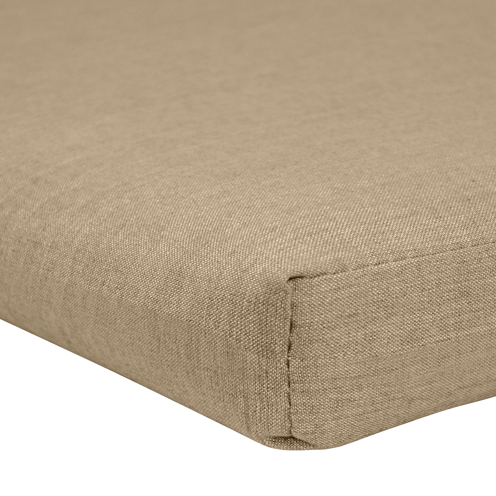 44" Sunbrella® Bench Cushion, Spectrum Mushroom Sunbrella® Plainweave
