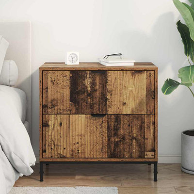 63.5cm W Manufactured Wood Bedside Table