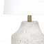 Lampe de table - H 20 po, matériau en béton crème