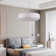 10-light Dimmable Round Alabaster Chandelier