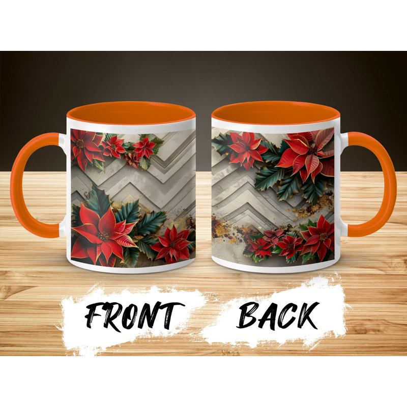 Ceramic Coffee Mug, Orange