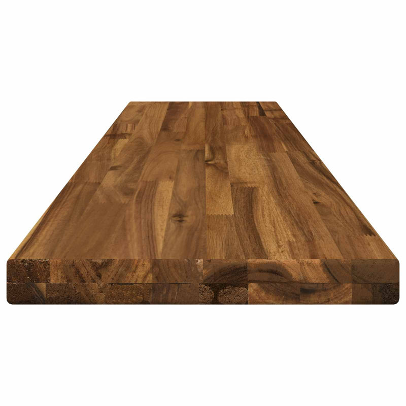 Solid Wood Table Top, 3.5cm H x 100cm W x 30cm D, Natural