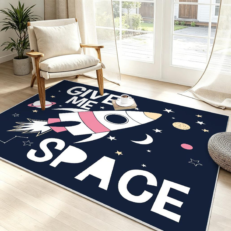 Tapis d'intérieur clair Clear Rocket, Rectangle 39 po x 63 po