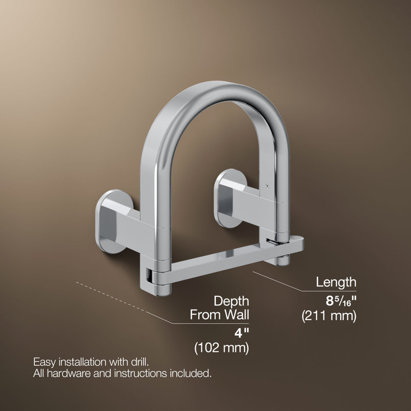 Belay Toilet Paper Holder, Polished Chrome