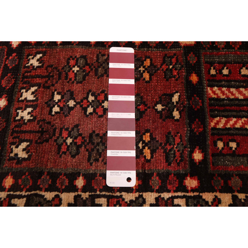 Tapis rouge rétro Kayseri 6 pi 0 po x 9 pi 7 po