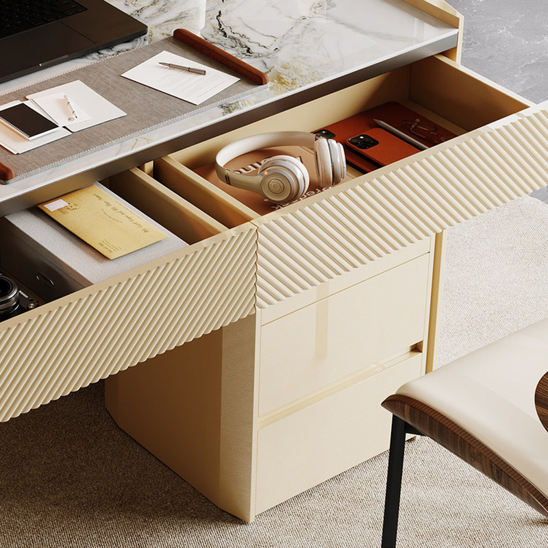 Bureau multifonctionnel au design italien, 30.7" H x 39.37" W x 23.62" D