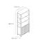 180cm H x 75cm W Standard Bookcase-782785754