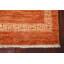 Orange Gabbeh  Wool Runner Rug 3x9