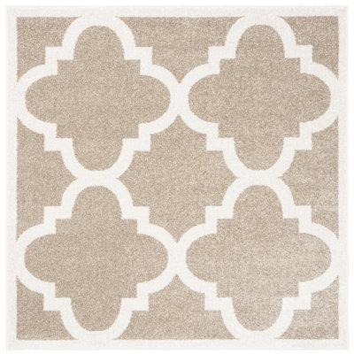 Ammundsen Geometric Wheat / Beige Area Rug