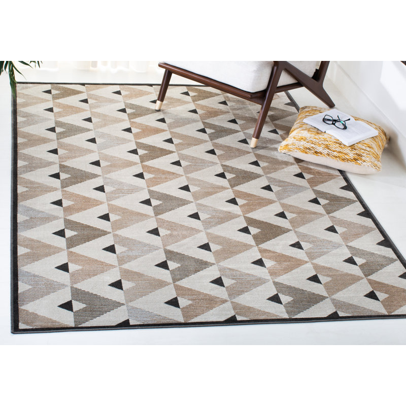 Tapis géométrique Aled Performance, Rectangle 5 pi 3 po x 7 pi 7 po