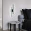 58cm Black Acrylic LED Wall Sconce with Adjustable Light 