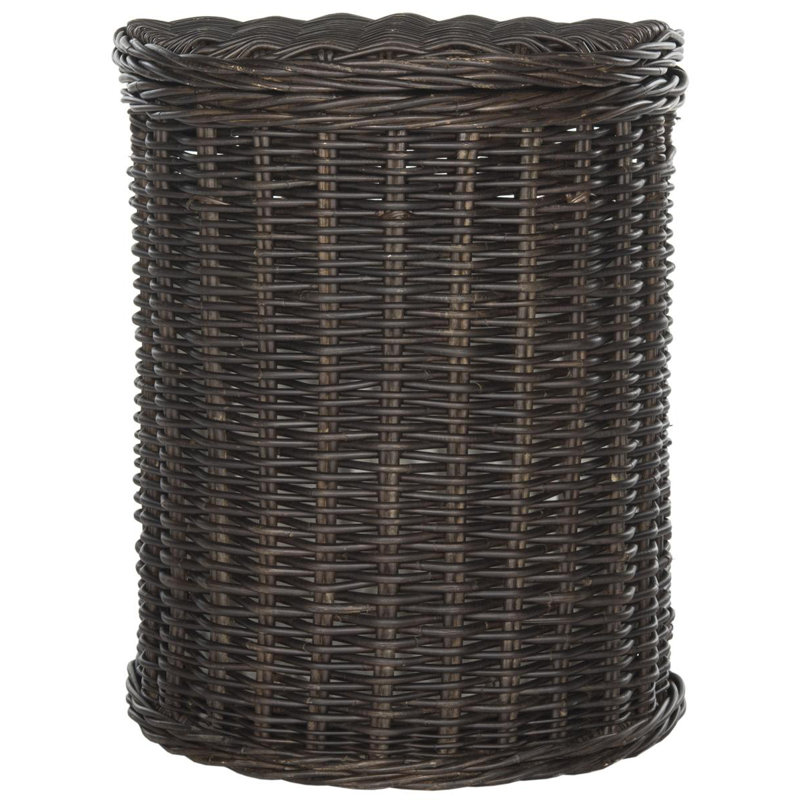 Modern Manzu Natural Rattan Laundry Basket – Handwoven Wicker Hamper for Bedroom, Bathroom & Storage