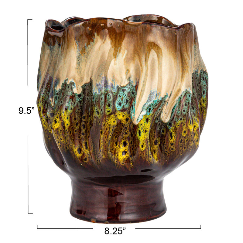 Jiaxu Stoneware Table Vase