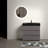 35.8'' Single Bathroom Vanity with Plastic Top
