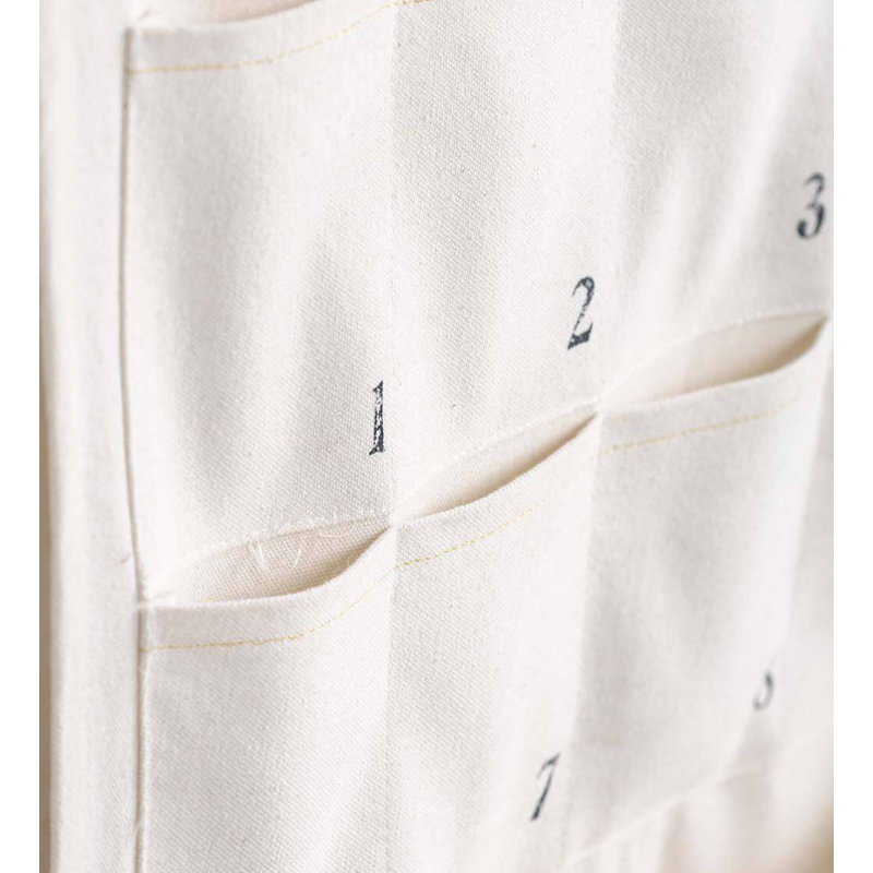 All-Natural Hanging Fabric Advent Calendar