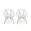 Chaise d'extérieur en tissu hamac Levon-1001020258