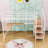Hiroko Metal Loft Bed with Desk and Storage Ladder and Wardrobe-1445065510-1445065511