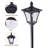 Jermery Black 1 -Light 63'' H Solar Powered Integrated LED Lamp Post (Full)