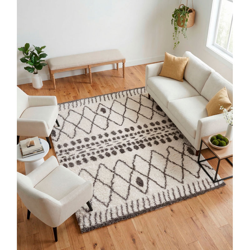 Marrakesh Moroccan Area Rug, Rectangle 4' x 5'8"