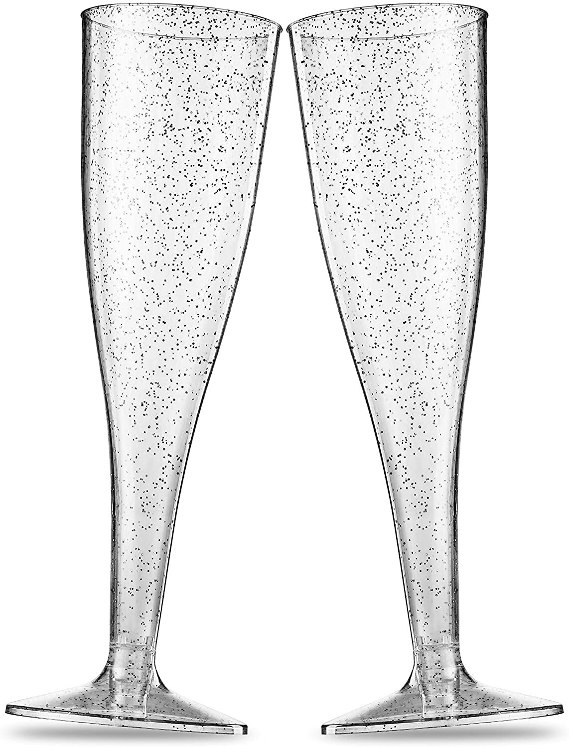 4-oz White Plastic Champagne Flute Perfect for Weddings Catered Events and Bars One Piece Design 100-ct Restaurantware