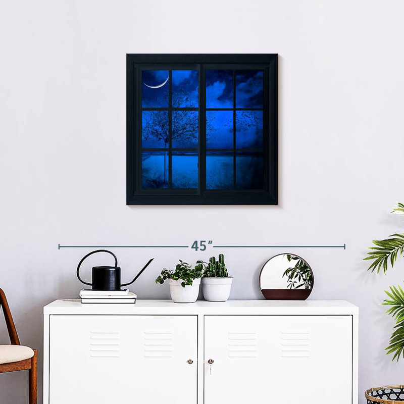Lilie Moonlight Window, 24" H x 24" W