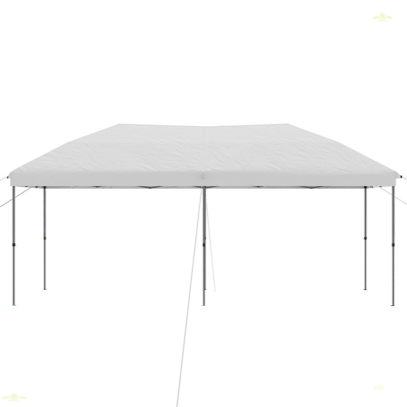 Pop Up Canopy With Easy Up Steel Frame, 3-Level Adjustable Height And Carrying Bag